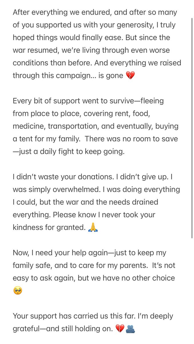 md_alabadla's tweet image. Please read every word with your heart, then spare anything you can. 🙏🙏
bit.ly/Help-Mohamed
#Gaza #IsraelIranConflict