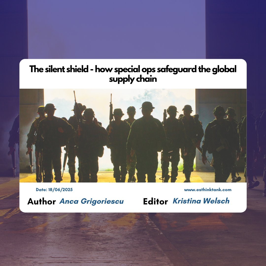 This article analyses the critical role of Special Operations Forces in protecting global security. 🛡️

From combating piracy to preserving undersea infrastructure, SOF ensure the smooth flow of trade, resources, maritime security &amp; economic stability.

🔗 esthinktank.com/2025/06/12/the…
