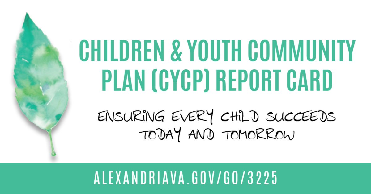 The City of Alexandria has released updated report cards on youth empowerment, violence prevention, and community resilience—part of the CYCP 2025 plan.

In partnership with <a href="/ACPSk12/">Alexandria City Public Schools</a> and <a href="/ALXHealth/">Alexandria Health Department</a>, the City is building a stronger future for youth.

🔗 alexandriava.gov/go/3225
