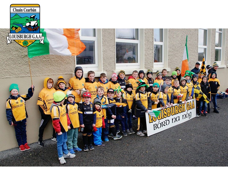 Play Online: lottoraiser.ie/LouisburghGAA/
Monday, 23rd June the Jackpot will be: € 2,700
Thank you very much for your continued support, without you, the day to day running of your club would be an impossible task. Please Share.!