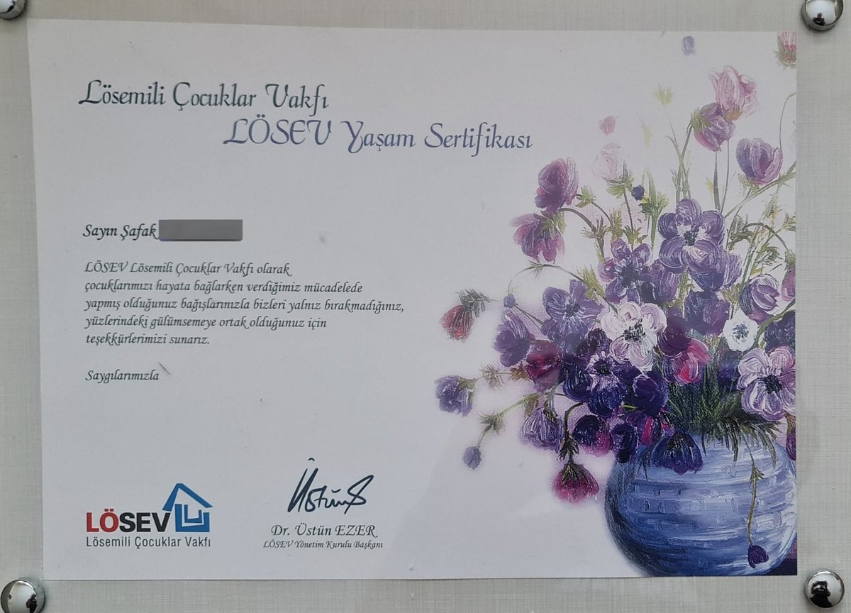 Değerli Kachow Forum dostlarım,

Daha önce konuştuğumuz gibi araç kokusu ve sticker satışlarından elde edilen gelirin LÖSEV’e bağışlanacağını duyurmuştum. Bugün bu sözü yerine getirmenin huzurunu ve mutluluğunu yaşıyorum.

Satılan her ürün, kargo ücretleri, internet satış sitesi