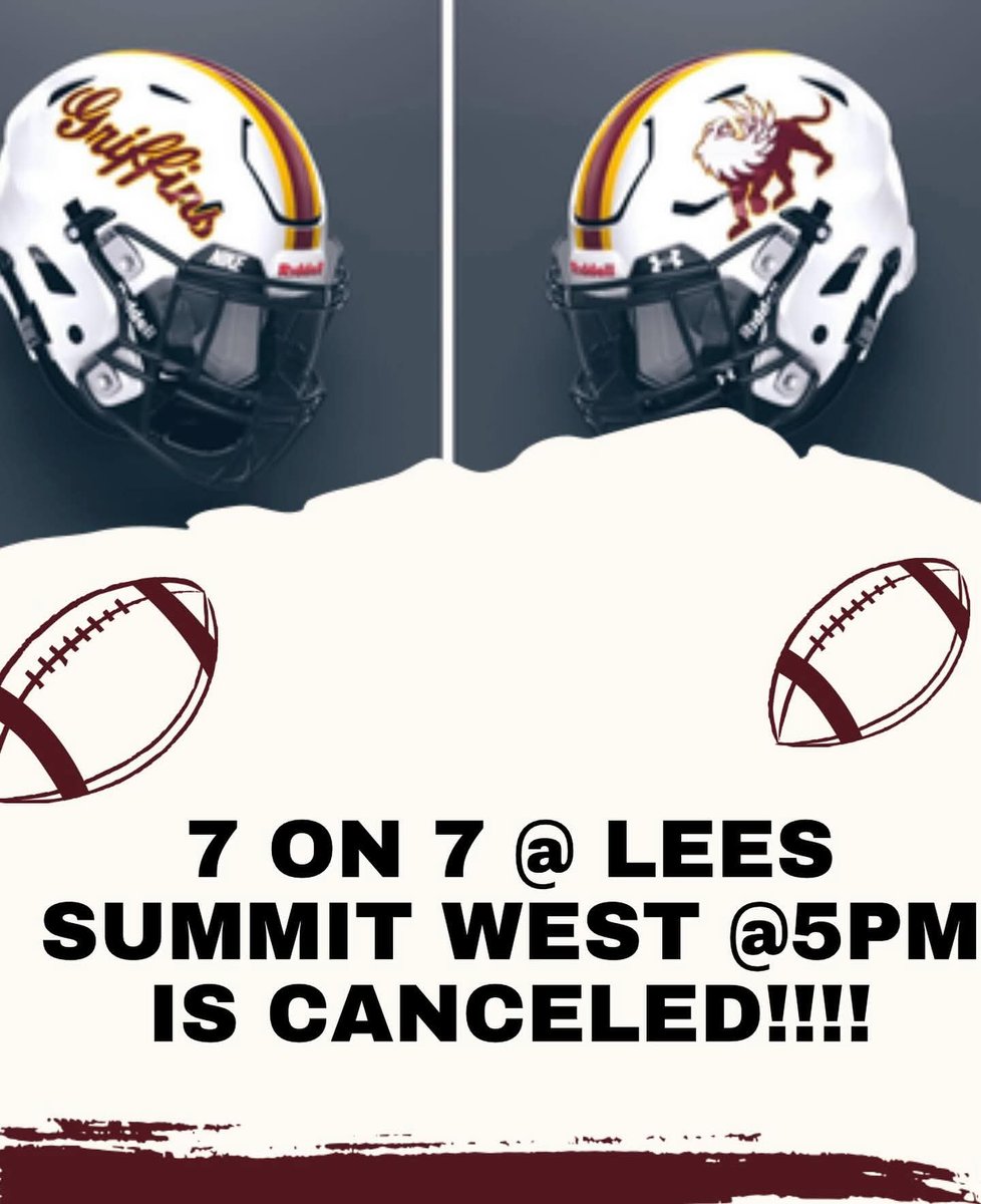 Due to heat... 7on7 canceled.