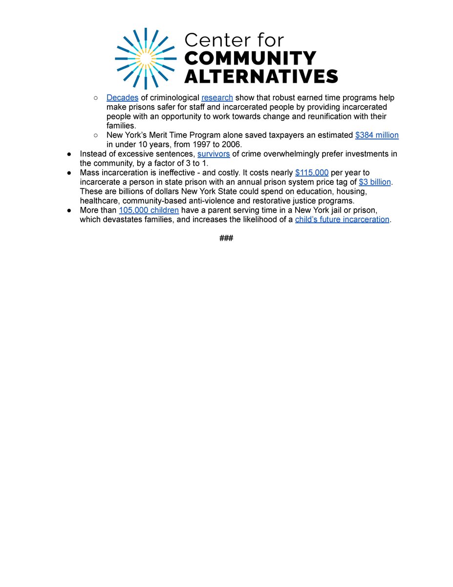 STATEMENT: “It is unconscionable that lawmakers return home today without having passed the Earned Time Act and Second Look Act as the humanitarian crisis inside New York’s prisons rages on. Since the murder of Robert Brooks at Marcy Correctional Facility, more than 75 people