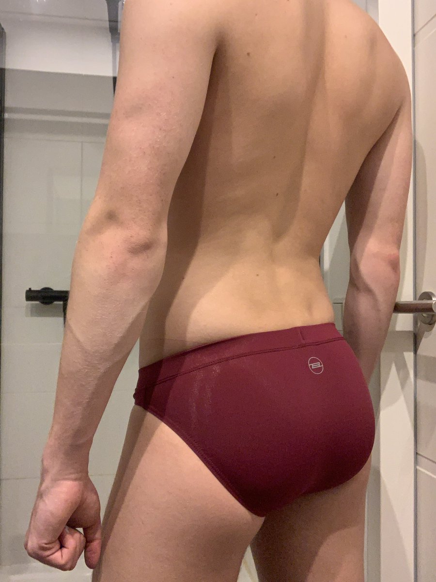 I’d ask you what you think about my new speedos but your hard dick is already giving it away 😉
