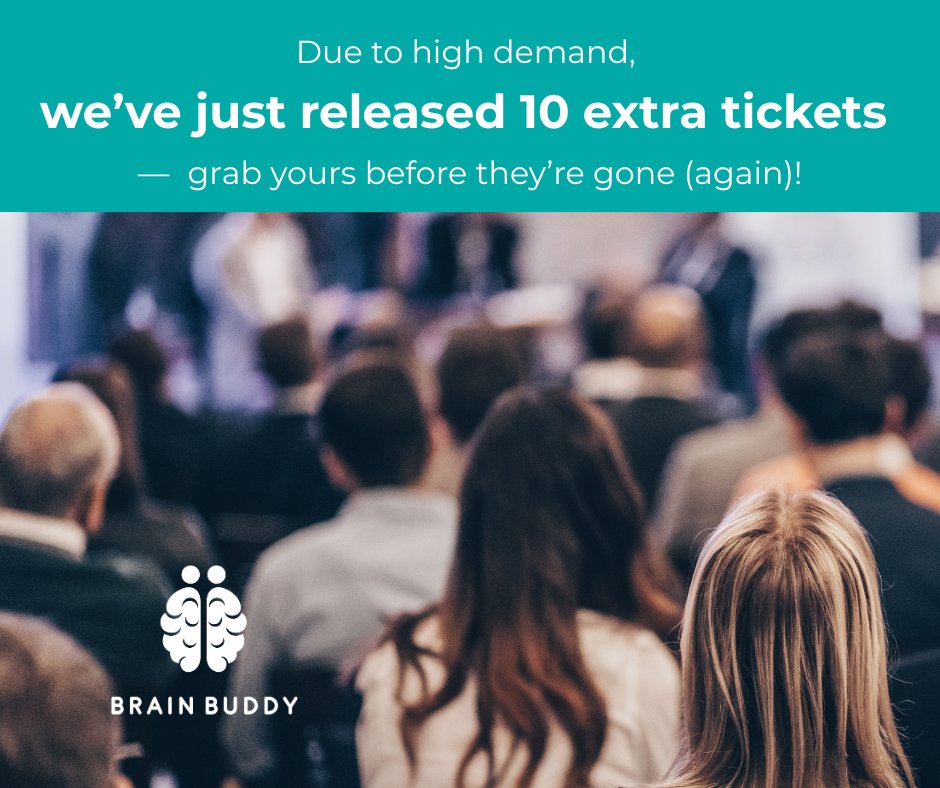 brainbuddyuk's tweet photo. SOLD OUT... but not for long! Due to high demand, we’ve just released 10 extra tickets — grab yours before they’re gone (again)! 📷📷
📷 33 Queen Square, London WC1N 3BG
📷 Doors open: 6:00 PM | Start: 6:30 PM
Book here: https://t.co/QSFTXjSUii... https://t.co/40gV9Ii8AF