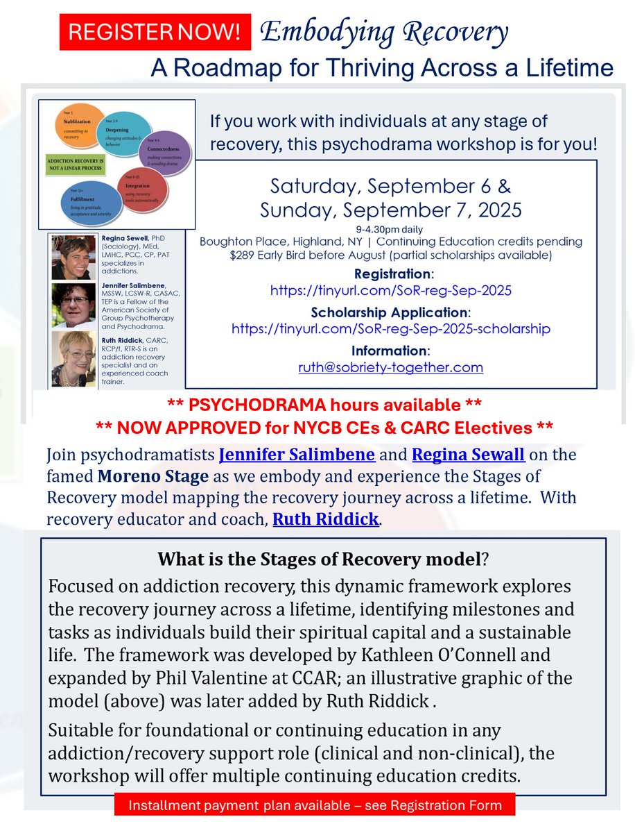 missruthriddick's tweet photo. BREAKING NEWS - NYCB has approved 12-hours continuing education for CARC and CRPA!  Register now for Early Bird (https://t.co/HyA9GPPOsq) or partial scholarship application (https://t.co/0rDq3f3iH6). https://t.co/hunEFXSL1U