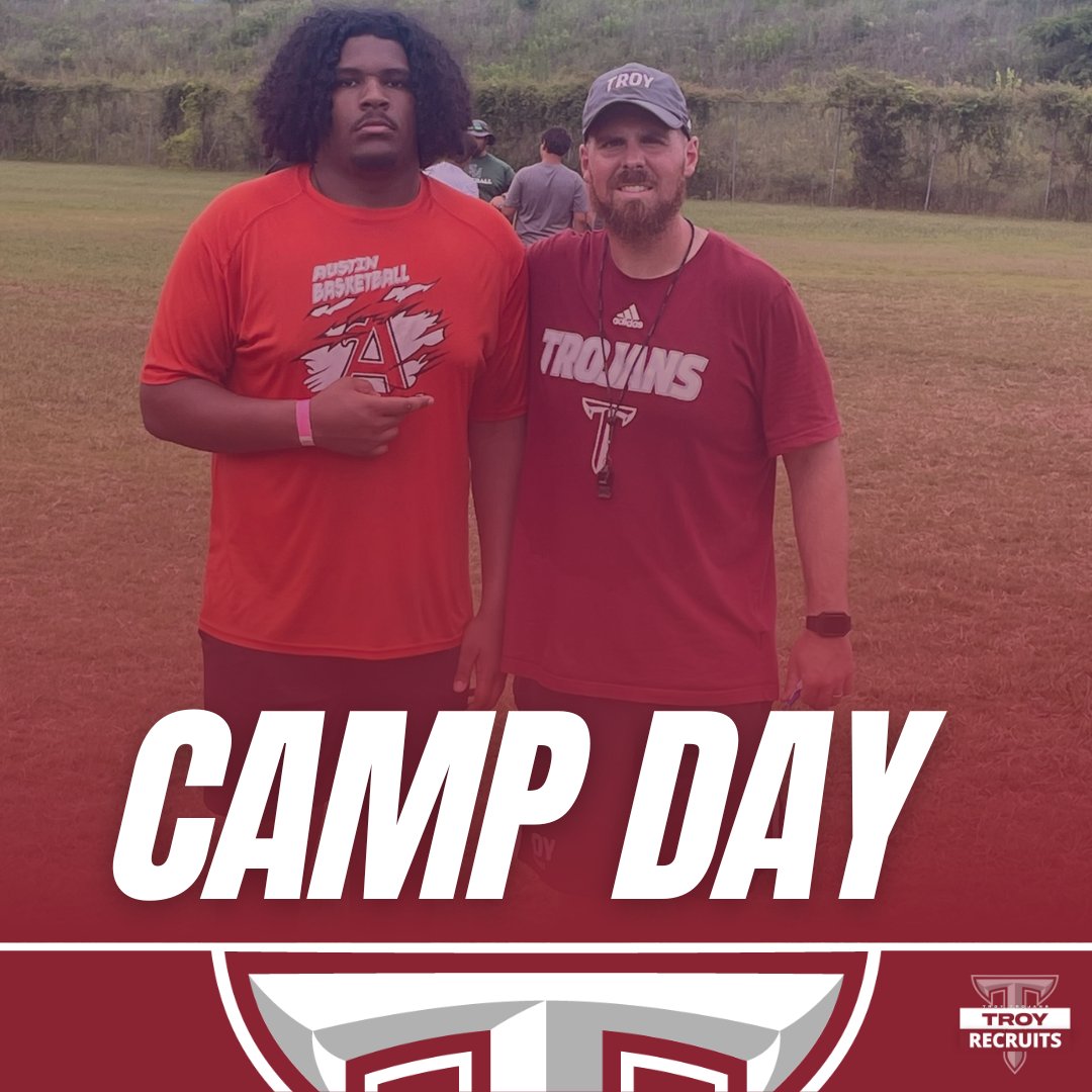 TroyReport (@troy_report) on Twitter photo SUMMER CAMP: 2027 OL Xavier Yelder <a href="/xvvier5_/">Xavier Yelder</a> impressed at <a href="/TroyTrojansFB/">Troy Trojans Football 8x⚔️</a> camp, getting quality reps and a full tour of the facilities.
At 6’4” 295lbs with a 3.7 GPA, the Austin HS (AL) standout continues to build momentum as a powerful OT/OG in the 2027 class.
#TroyReport | SUMMER CAMP: 2027 OL Xavier Yelder <a href="/xvvier5_/">Xavier Yelder</a> impressed at <a href="/TroyTrojansFB/">Troy Trojans Football 8x⚔️</a> camp, getting quality reps and a full tour of the facilities.
At 6’4” 295lbs with a 3.7 GPA, the Austin HS (AL) standout continues to build momentum as a powerful OT/OG in the 2027 class.
#TroyReport |