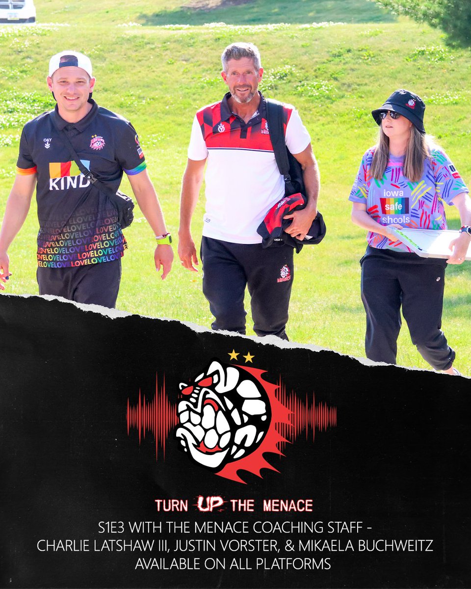 🚨 Episode 3 is HERE 🚨

This week on Turn Up The Menace — our host <a href="/HPOnAir/">Hunter Phillips</a> sits down with the Menace coaching staff to talk big wins, big goals, and what it takes to lead the squad.

🎙️ Available now wherever you get your podcasts.