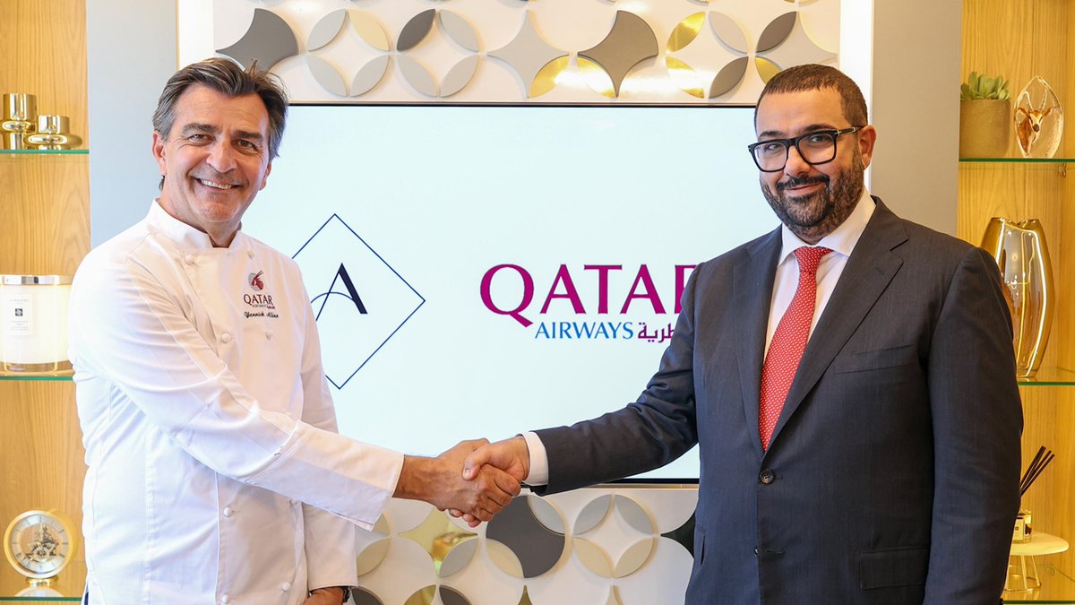 D`Fly (@dfly13916913) on Twitter photo Qatar Airways samarbeider med anerkjent Michelin-kokk <a href="/qatarairways/">Qatar Airways</a> #YannickAlléno dfly.no/qatar-airways-… Qatar Airways samarbeider med anerkjent Michelin-kokk <a href="/qatarairways/">Qatar Airways</a> #YannickAlléno dfly.no/qatar-airways-…