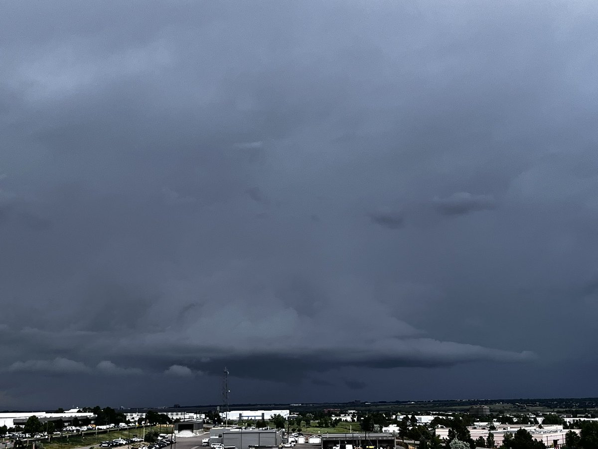 View of storm looking north from Centennial 

#cowx