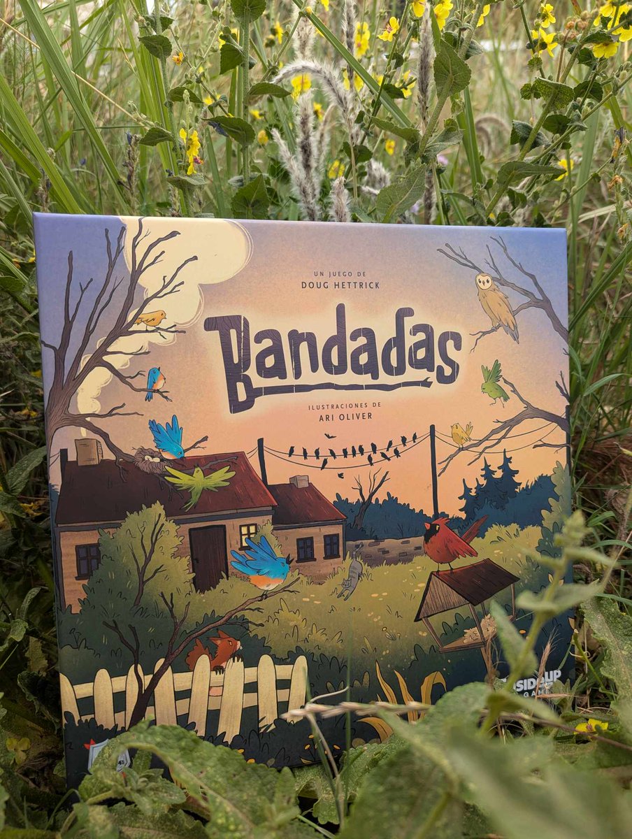 Os dejamos con #Bandadas de <a href="/MalditoGamesES/">Maldito Games</a> 
Un juego con tablero modular en el que habrá que sopesar nuestras mayorías para puntuar lo máximo posible tras 5 rondas.
Más info en el blog:
madresdesterradas.es/index.php/2025…
#boardgame #juegosdemesa