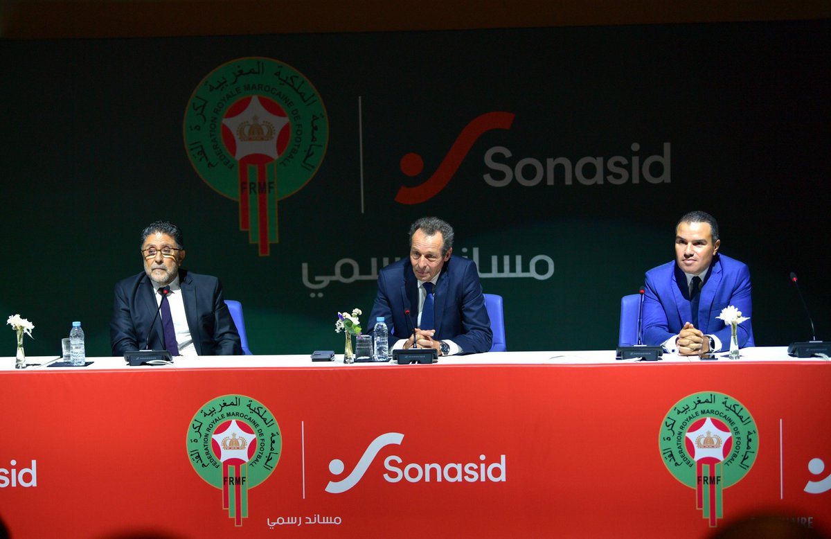 الجامعة الملكية المغربية لكرة القدم توقع اتفاقية شراكة مع صوناسيد

The Royal Moroccan Football Federation signs a partnership agreement with Sonasid