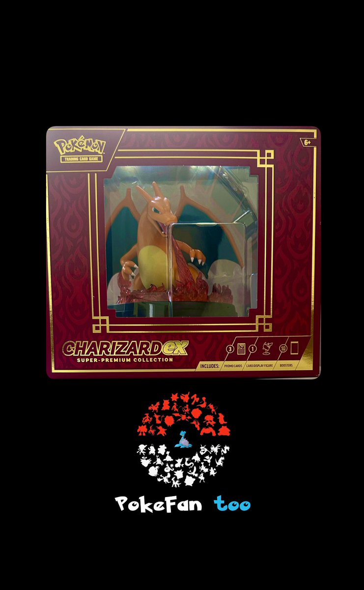 It's time to do a GIVEAWAY 🥳

The amazing Charizard for all who love him from the Charizard Ex Super Premium Collection 

You just need to:

✨Follow us✨
✨ Like and RT this post✨
✨Mention your pokefriend✨

📣The winner will be announce when the post have 300 likes📣

🚨ONLY