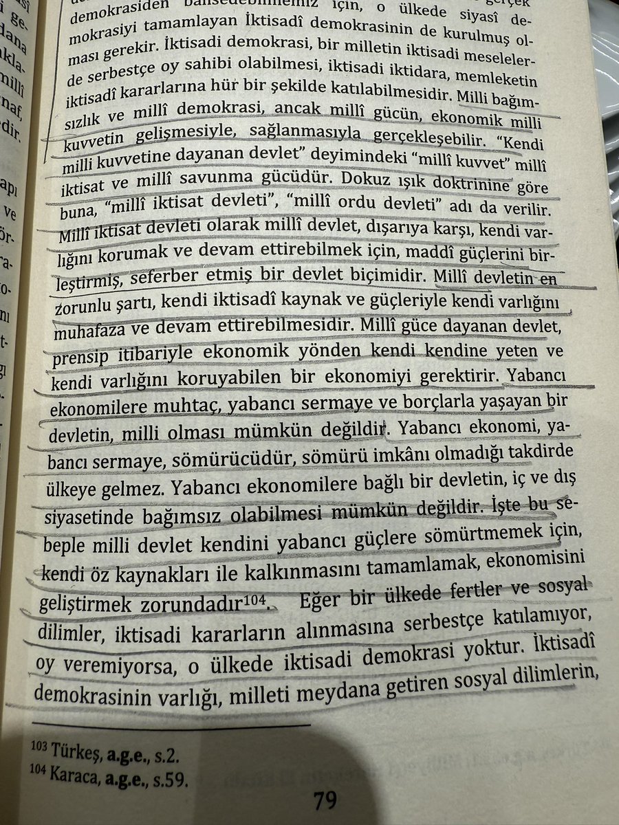 Ilbey1881's tweet photo. Milli bağımsızlık ve milli demokrasi, ancak milli gücün , ekonomik milli kuvvetin gelişmesiyle, sağlanmasıyla gerçekleşebilir. https://t.co/un2hYgZn0M