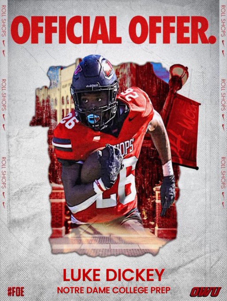 After a great conversation with <a href="/HaydenHThomas/">Hayden Thomas</a> I am blessed to announce i have received an offer from Ohio Wesleyan University! #AGTG <a href="/OWUBishopFB/">Ohio Wesleyan Football</a> <a href="/NDCP_Football/">NDCP_Football</a>