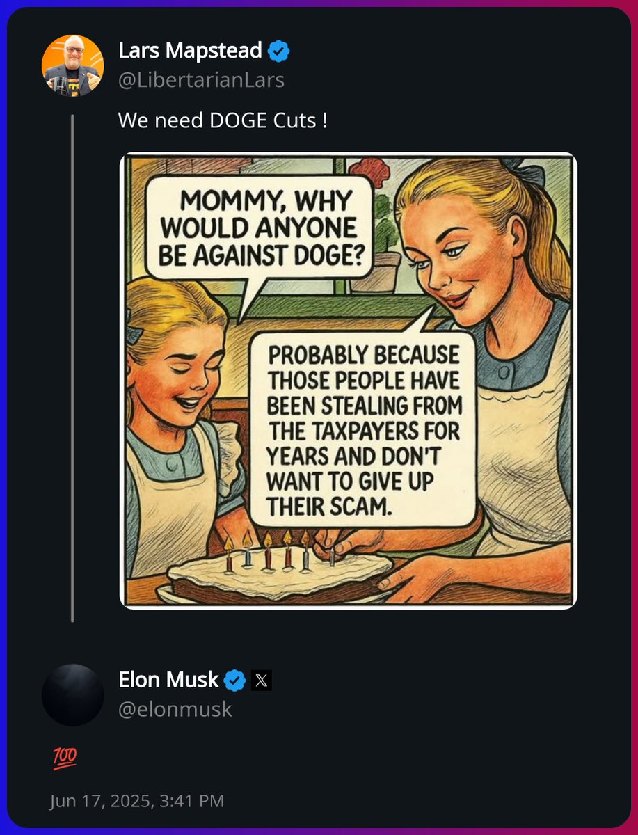 Elon Musk replied to Lars Mapstead x.com/elonmusk/statu…