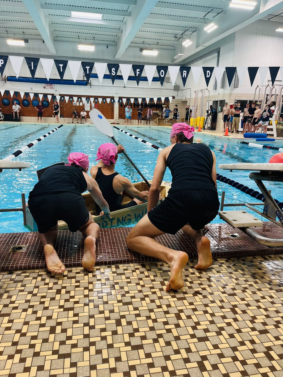 One of the greatest days of the year, the MHS cardboard boat races were yesterday! 🛶