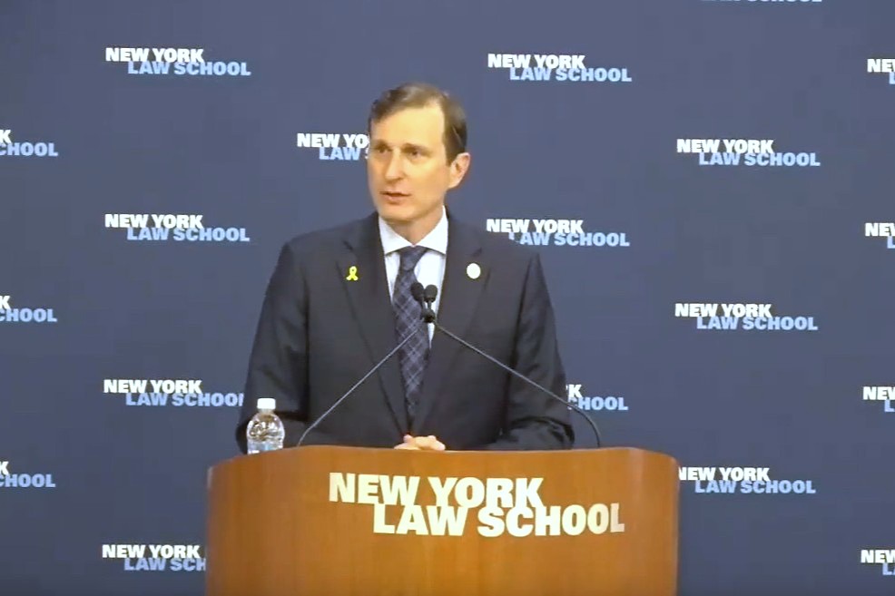 New York Law School (@nylawschool) on Twitter photo Thank you to Congressman <a href="/RepDanGoldman/">Rep. Dan Goldman</a> for joining us this morning to discuss democracy, corruption, and public trust. If you missed the discussion, you can still watch it here: bit.ly/3FKodIJ Thank you to Congressman <a href="/RepDanGoldman/">Rep. Dan Goldman</a> for joining us this morning to discuss democracy, corruption, and public trust. If you missed the discussion, you can still watch it here: bit.ly/3FKodIJ