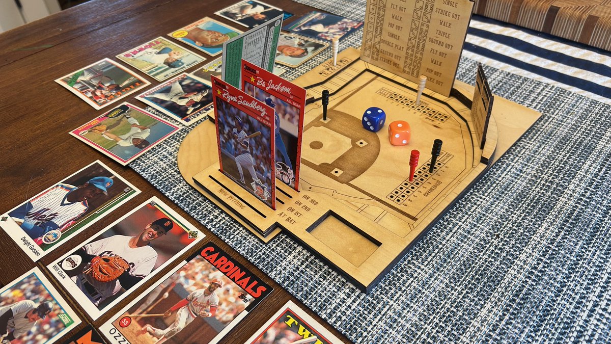Just rolled a home run! 😎
Each dice roll in our Dice Baseball Game brings excitement—and your favorite player to life.
Customized to any past or present stadium. 
etsy.com/listing/432206…
#RetroGaming #BaseballFanatics