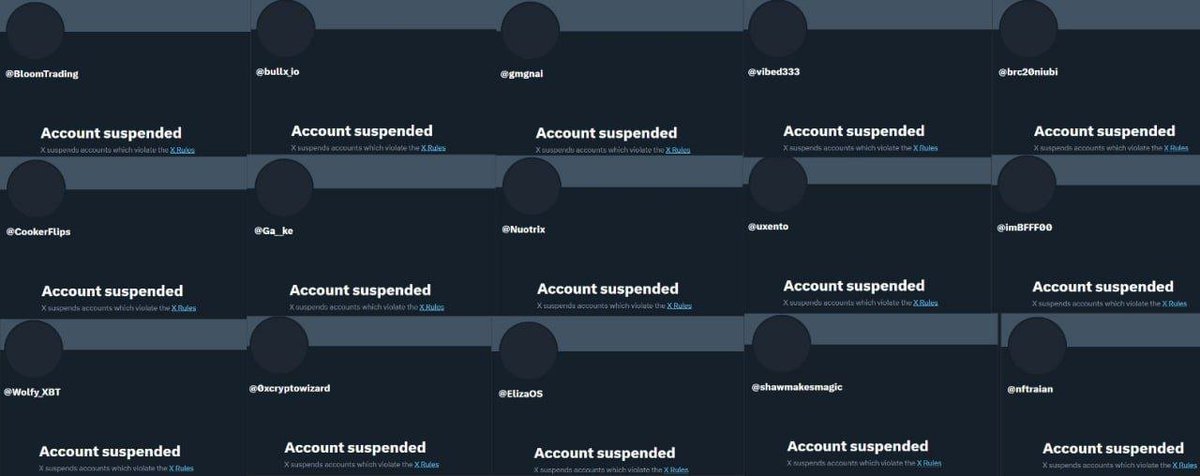 DeFiFlyGuy1's tweet photo. @untaxxable #Bannedguy 

EbVQUPXkdjHxWDm95Qvx5CqwYpRMsshiNPR8QpN3pump

Who will X - x next? https://t.co/heVgLcFS4Y