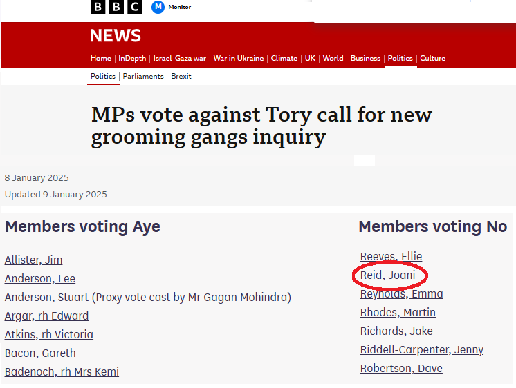 MSM Monitor (@msm_monitor) on Twitter photo Joani Reid, the Scottish Labour MP all over BBC Scotland today demanding John Swinney hold a national inquiry into grooming gangs, voted against holding a national inquiry into grooming gangs five months ago. Oops. <a href="/JoaniReid/">Joani Reid MP</a> Joani Reid, the Scottish Labour MP all over BBC Scotland today demanding John Swinney hold a national inquiry into grooming gangs, voted against holding a national inquiry into grooming gangs five months ago. Oops. <a href="/JoaniReid/">Joani Reid MP</a>