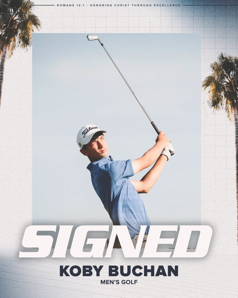 𝐈𝐓’𝐒 𝐎𝐅𝐅𝐈𝐂𝐈𝐀𝐋!✍️

We would like to welcome Koby Buchan (Cruden Bay, Scotland) to the CBU Men’s Golf TEAM and Lancer Family! ⁣⁣⁣⁣

#LanceUp⚔️