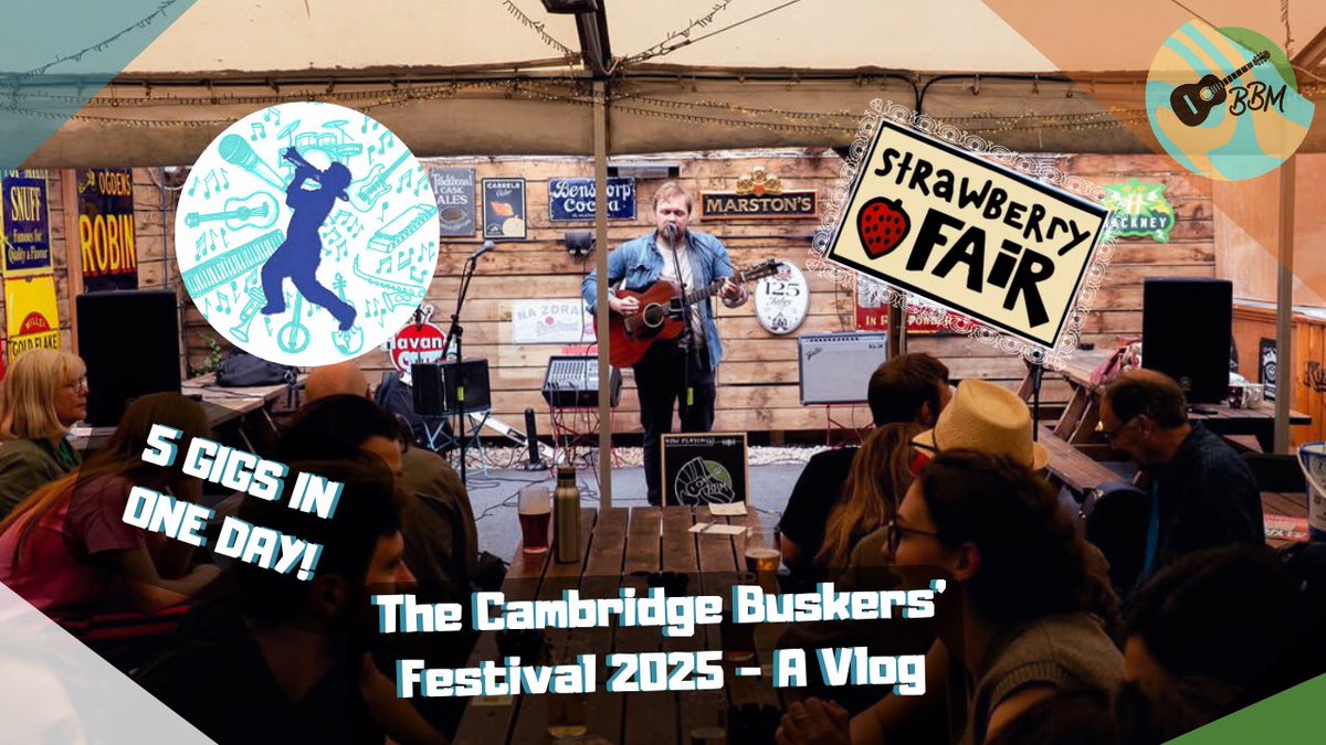 Blake Baker (@blakebakermusic) on Twitter photo I loved playing at the <a href="/cambuskers/">Cambridge Buskers</a> festival! 🎸Here is my vlog on the brilliant festival, which was raising money to ensure the future of <a href="/strawberry_fair/">Strawberry Fair</a>! 🎶☺ #Cambridge #busking #musicfestival #YouTube
youtu.be/EH-0GEBjvz8 I loved playing at the <a href="/cambuskers/">Cambridge Buskers</a> festival! 🎸Here is my vlog on the brilliant festival, which was raising money to ensure the future of <a href="/strawberry_fair/">Strawberry Fair</a>! 🎶☺ #Cambridge #busking #musicfestival #YouTube
youtu.be/EH-0GEBjvz8
