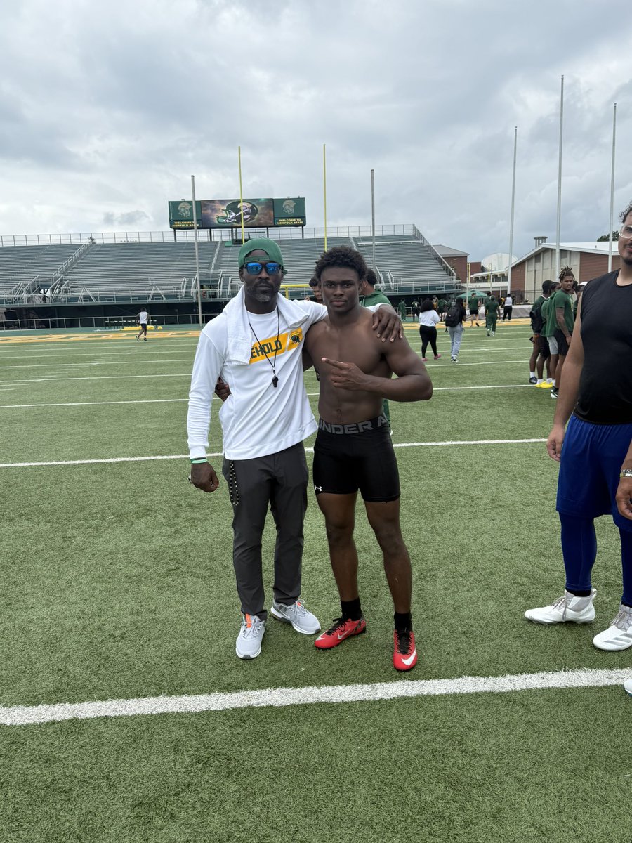 After a great camp, I’m blessed to say I received my first division 1 offer from NSU