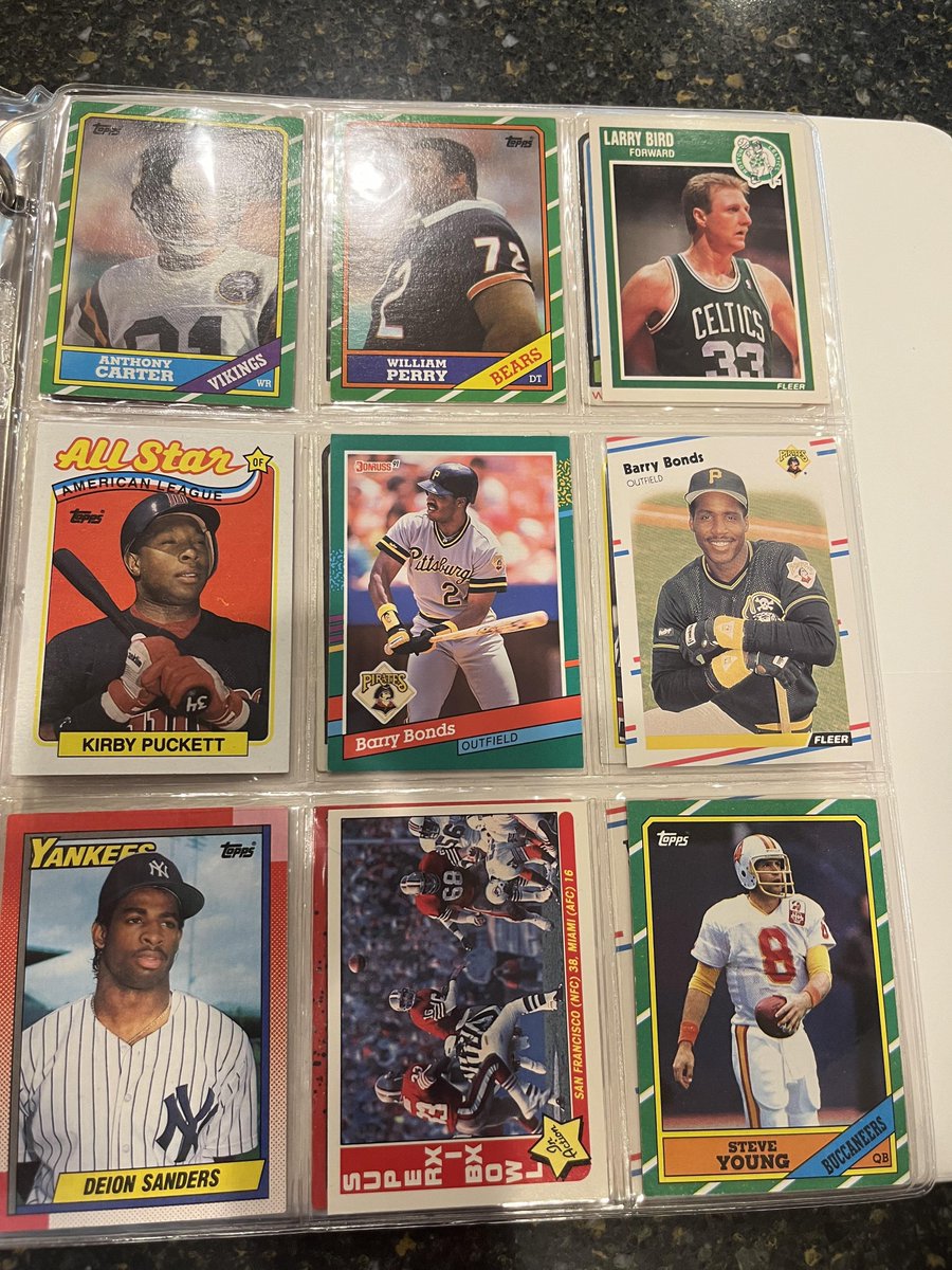 What did you use to store your sports card collection as a kid? 😁
