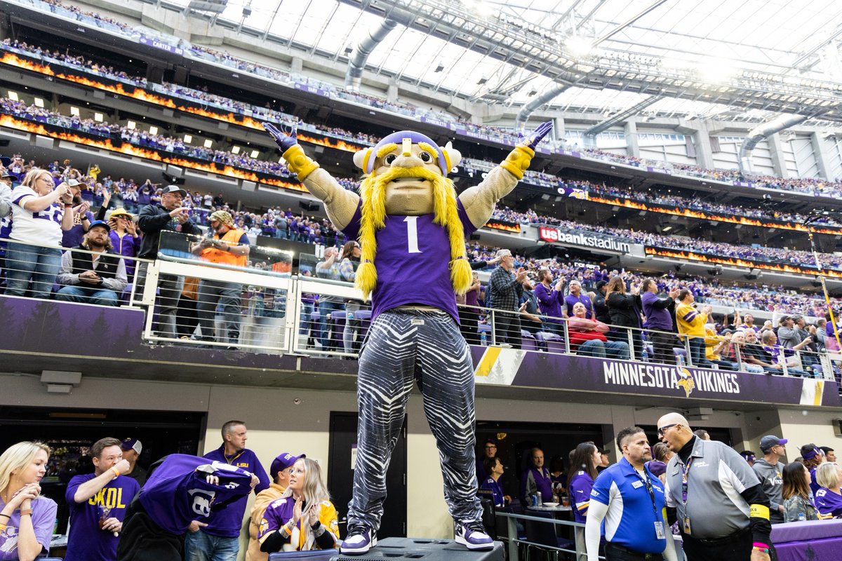 Wishing a happy National Mascot Day to the best mascot in the NFL! No one makes game day better than <a href="/ViktorTheViking/">Viktor the Viking</a>!

The season can't come soon enough! 😈