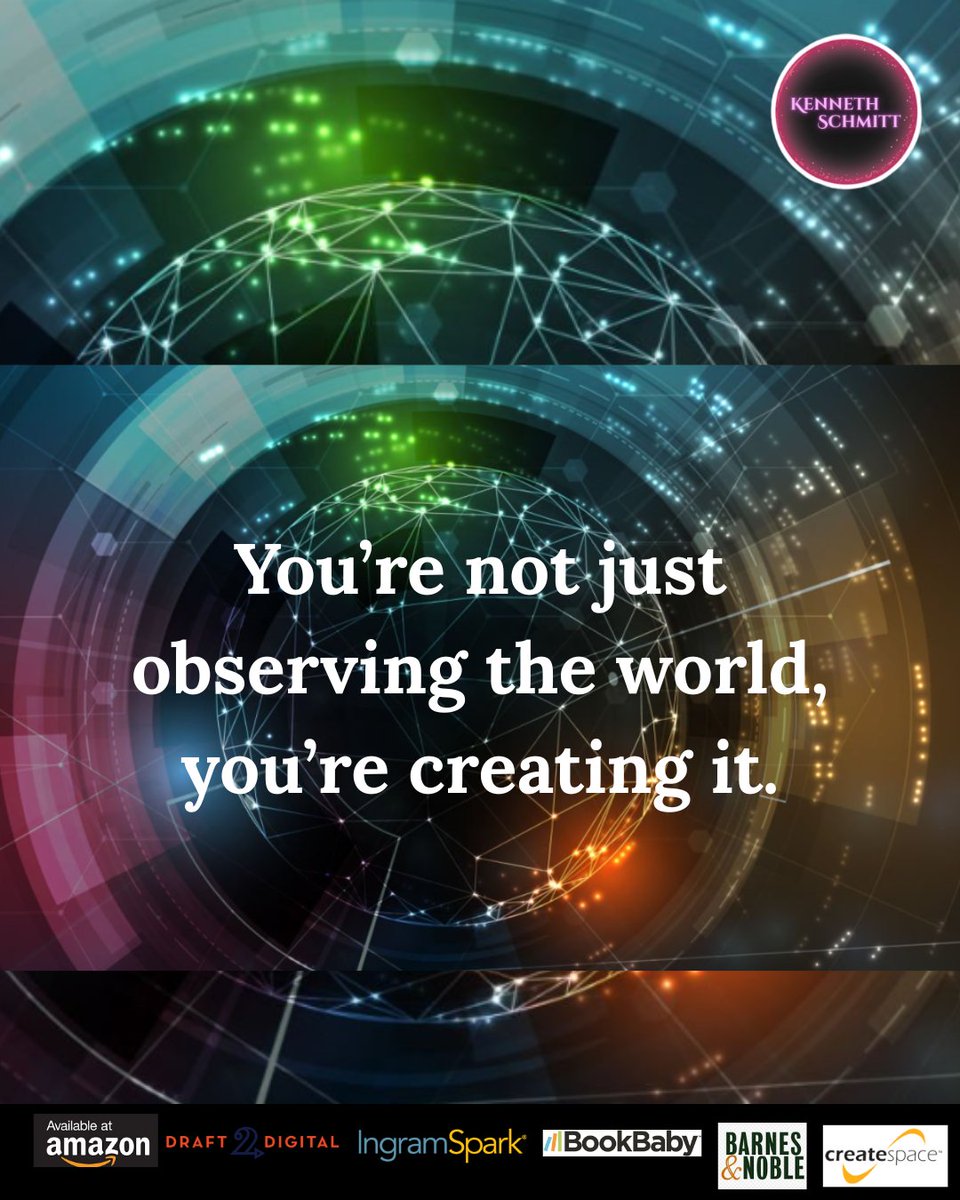 timeless1122's tweet image. In the quantum field, the observer affects the observed. Our beliefs, intentions, and attention shape what materializes. 

Read Quantum Energetics and Spirituality and realize your power to shape reality.
#YouCreateYourReality #QuantumObserver #IntentionalLiving #KennethSchmitt