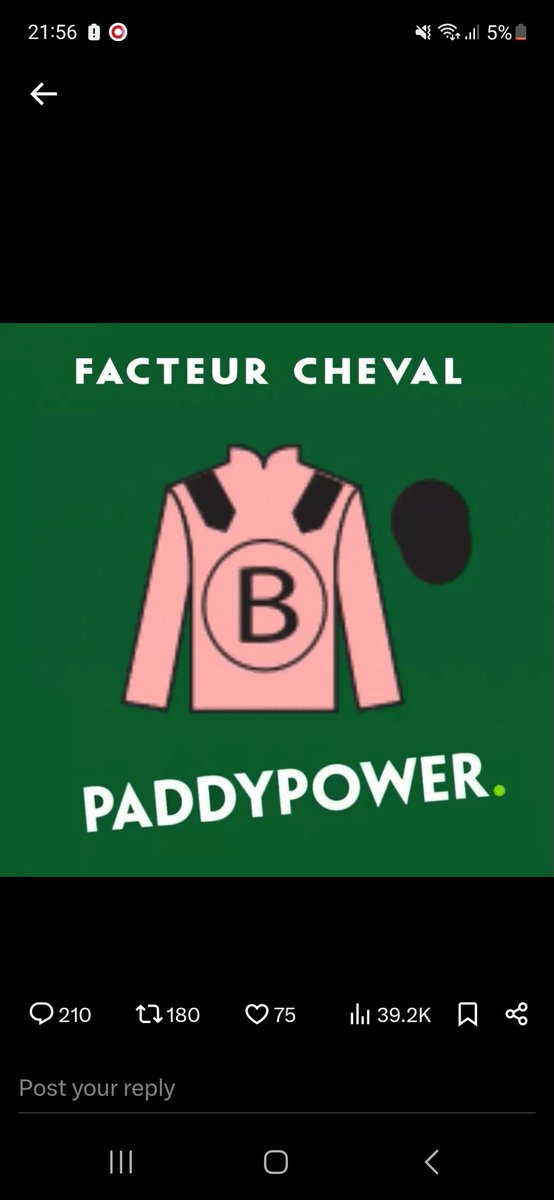 bcrombie90's tweet photo. @paddypower https://t.co/EDHdaKWWX4