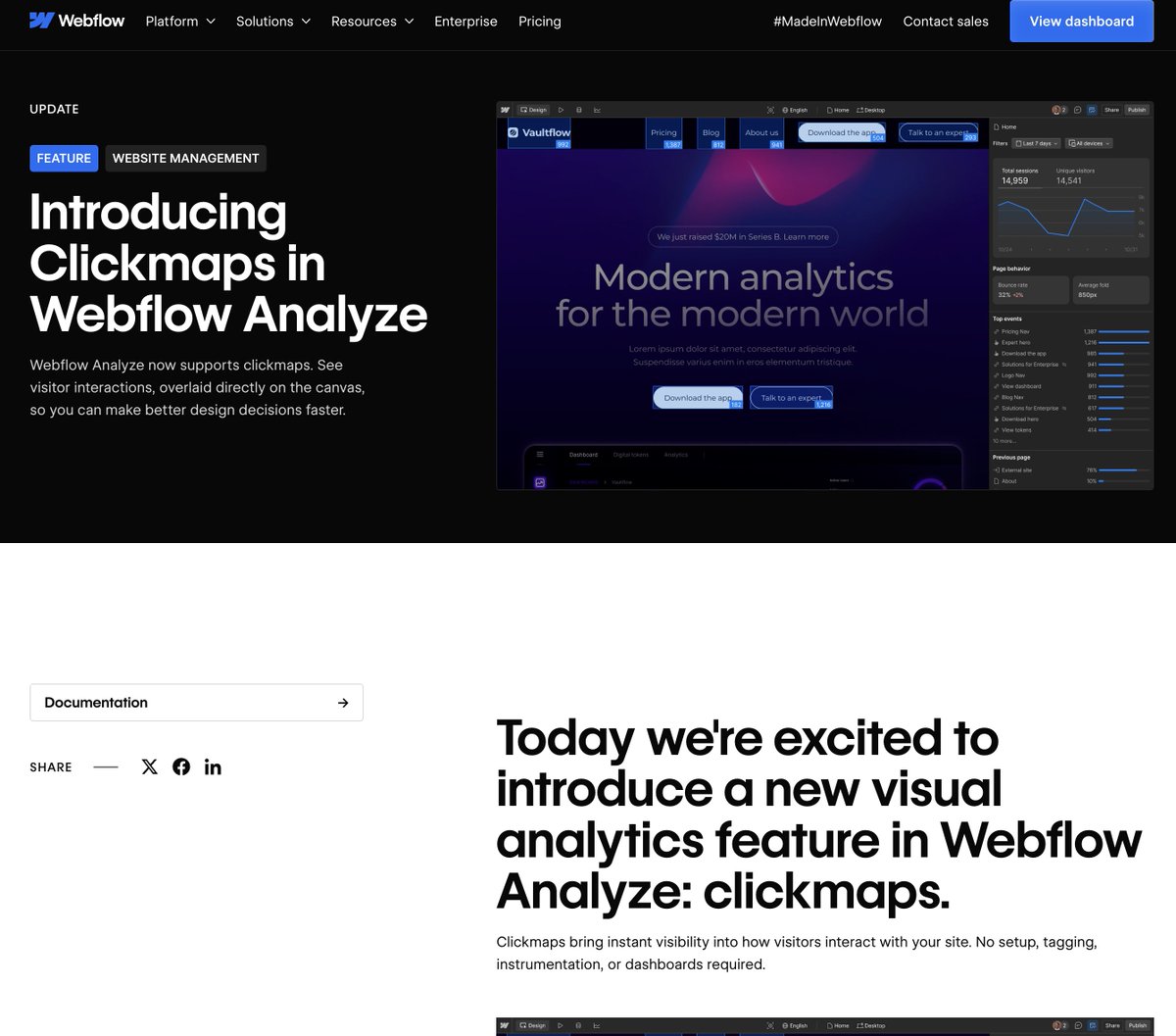 amirmxt's tweet photo. we're really the roadmap out here

first beta app on webflow →  year later they released analyze, but nice enough to get on a call to give us a heads up

last year framer asked us to build a plugin for analytics + ab testing → they launched ab testing + funnels with a very similar approach

completely sidelined us

nimble but mighty team of 2, we keep building 🫡