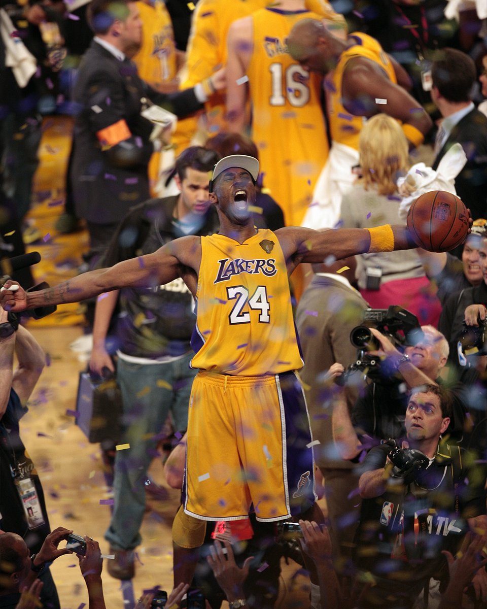 SLAMonline's tweet photo. June 17, 2010 will always be a special date in Los Angeles. This squad was special. 💜💛 https://t.co/NKGkrEBw1E
