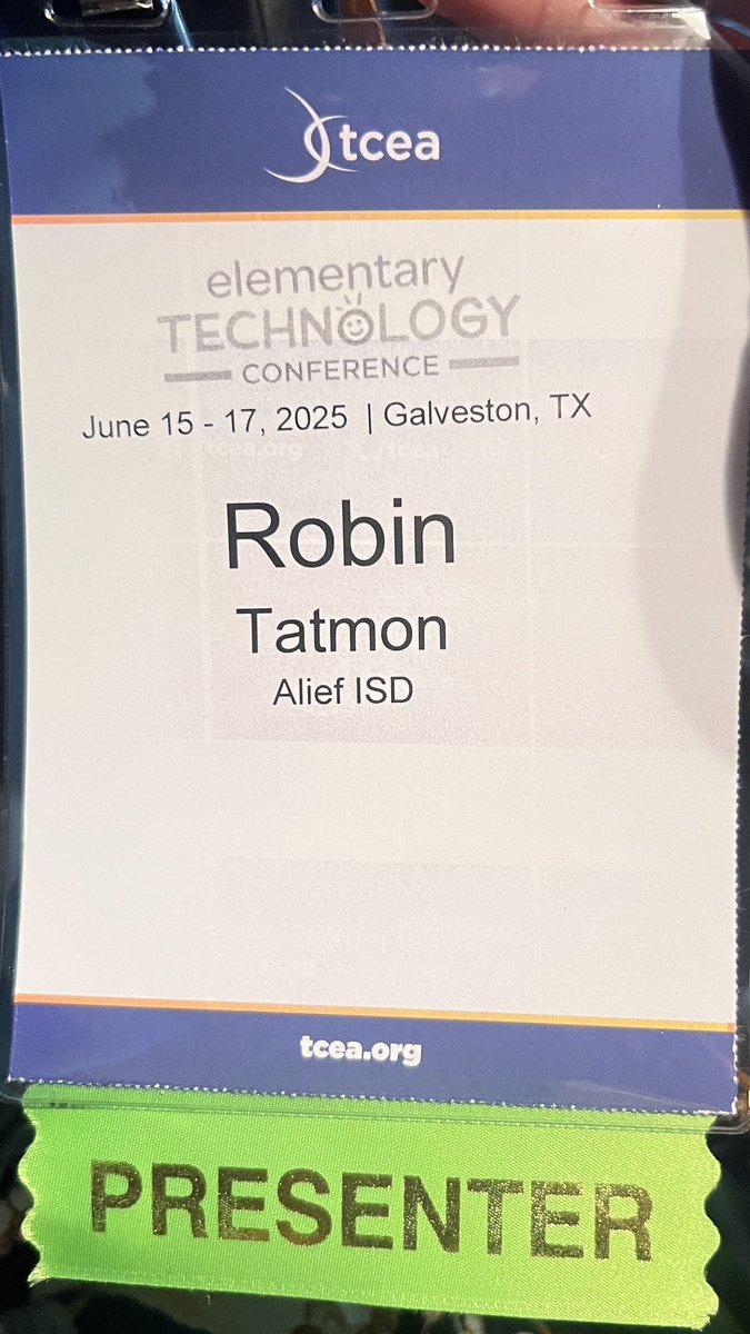 Robin Tatmon, Ed.S. (@ed_techconsult) on Twitter photo Them: “You’re a secondary Tech Specialist—why attend an elementary conference?”
Me: Because education isn’t siloed, it’s connected.
Grateful to attend & co-present at <a href="/TCEA/">TCEA</a> #ElemConference25 with one of the best.
Next stop: <a href="/ISTEofficial/">ISTE</a> 
#EdTech #UrbanEdTech #FromKto12 Them: “You’re a secondary Tech Specialist—why attend an elementary conference?”
Me: Because education isn’t siloed, it’s connected.
Grateful to attend & co-present at <a href="/TCEA/">TCEA</a> #ElemConference25 with one of the best.
Next stop: <a href="/ISTEofficial/">ISTE</a> 
#EdTech #UrbanEdTech #FromKto12