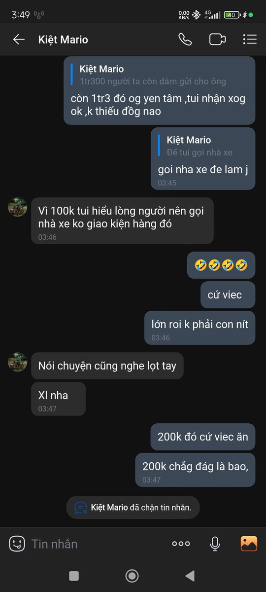 Ti93266195's tweet photo. giá tri quá thấp 200k,m yên tâm số tài khoản của m t tra ra địa chỉ ở đâu,thí cho m chốn ở đâu t moi móc m ra bằg dc, https://t.co/acYfgeJBm2