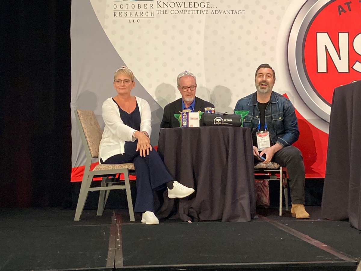 #October Research Chief Knowledge Officer Mary Schuster was a judge for the joke- telling contest during Phil Schulman’s session in the Allegheny II ballroom. #NS32025