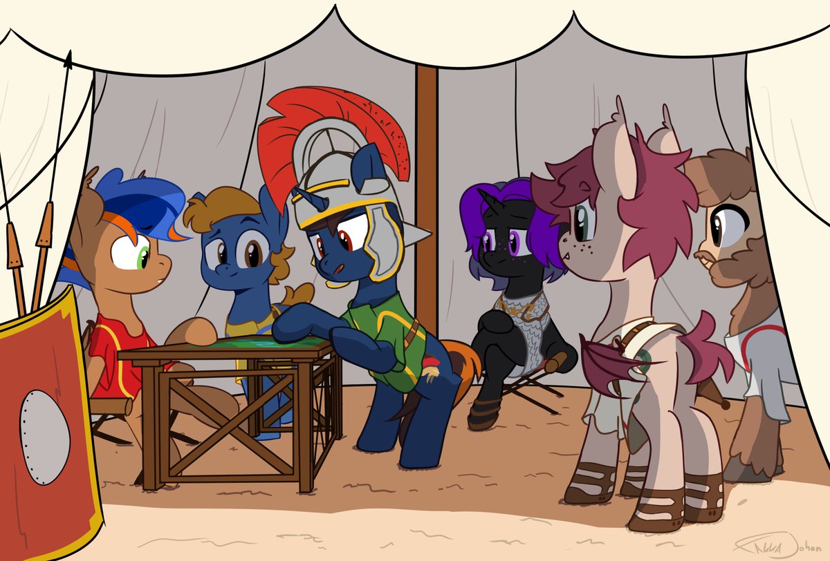 FakkaJohan's tweet image. Been working on this for quite a while now. Roman officer tent! 6 centurions, the amount for a cohort c: