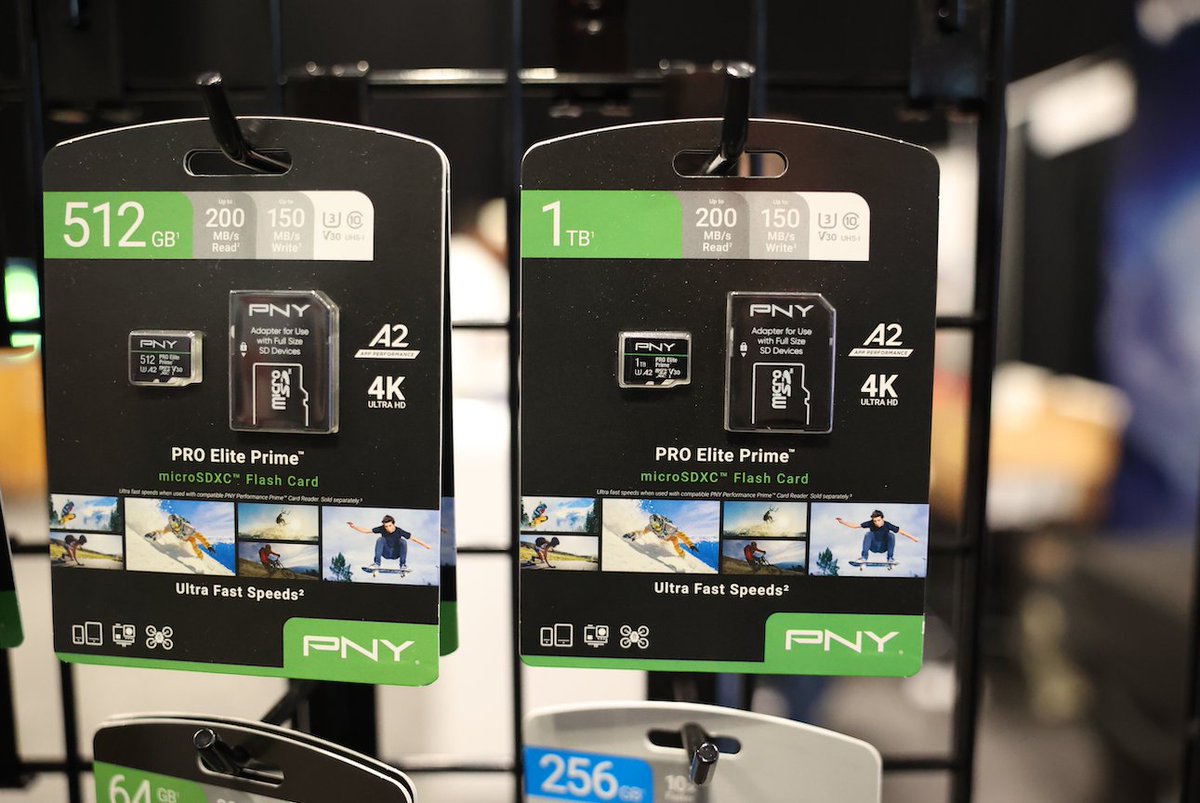PNYTechnologies's tweet image. We’re having a great time at the @bhphoto BILD EXPO!

Swing by the PNY booth #232 to explore our latest tech - from ultra-fast microSD cards to sleek Type-C USB flash drives.

Experience pro-level performance built for creators, go-getters and beyond.

#PNY #CreateStoreGame #BILD