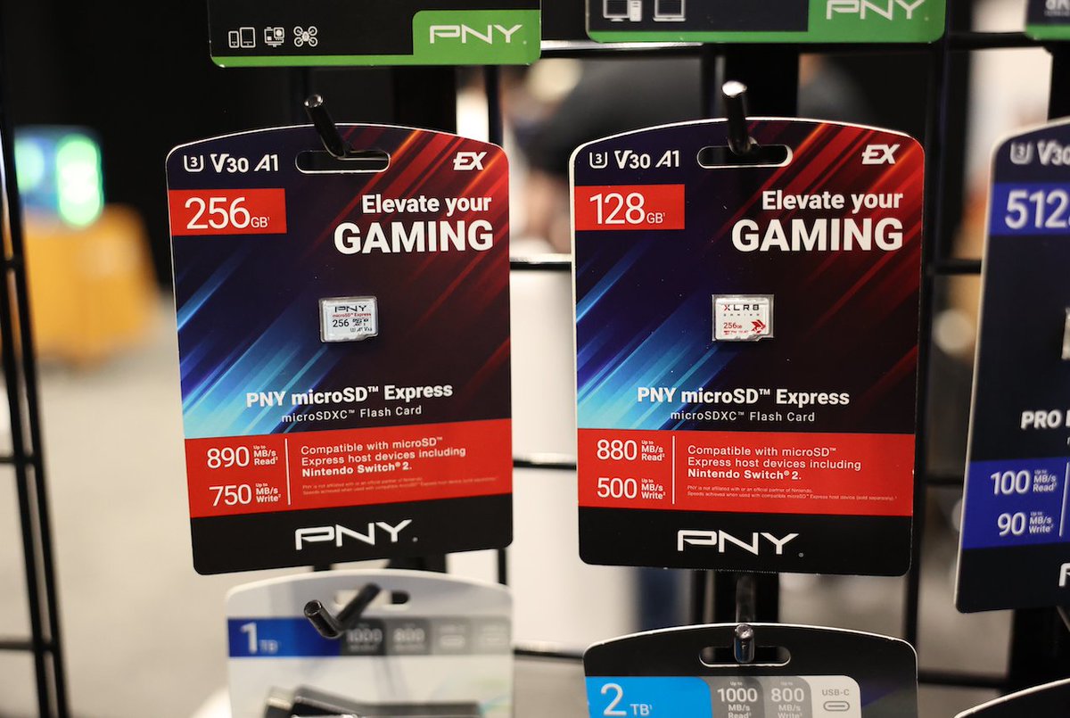 PNYTechnologies's tweet image. We’re having a great time at the @bhphoto BILD EXPO!

Swing by the PNY booth #232 to explore our latest tech - from ultra-fast microSD cards to sleek Type-C USB flash drives.

Experience pro-level performance built for creators, go-getters and beyond.

#PNY #CreateStoreGame #BILD