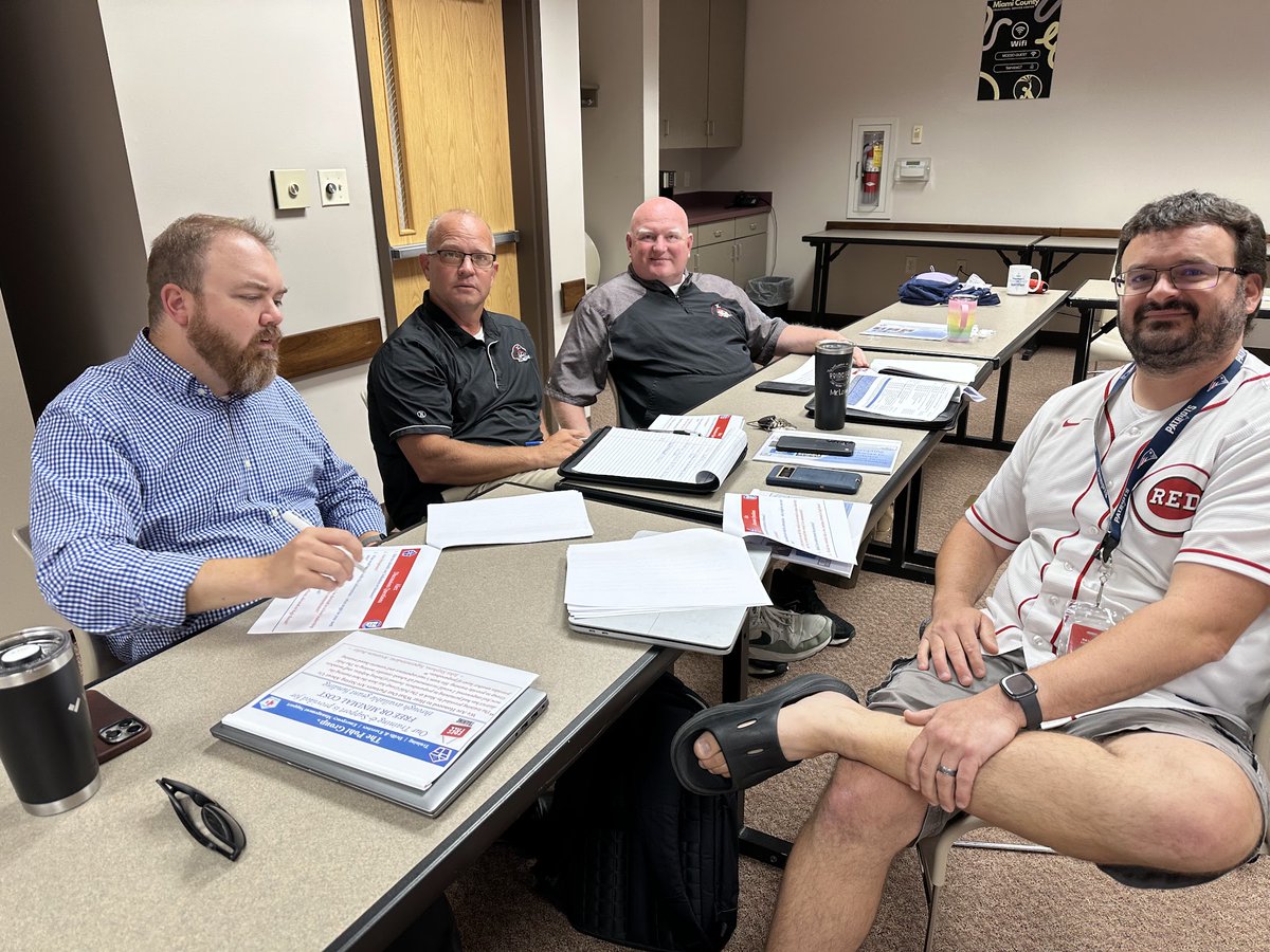 ThePohlGroup's tweet photo. A focus on school safety brought Miami County Ohio Schools, Police, &amp; Mental Health Therapists together this week. We are proud to have supported them with training to achieve their goal of providing safe schools where students &amp; staff can learn &amp; thrive. https://t.co/4lTY5I3DdO