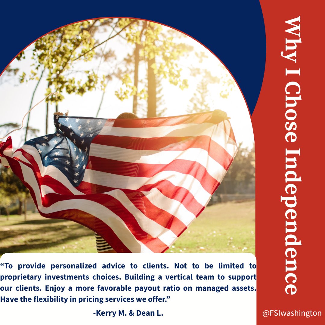 Why do advisors choose INDEPENDENCE? Their answers say it all. 

New Jersey: Let advisors choose independence. STOP the NJAC 12:11 Independent Contractor Rule. 

 #IndependentFinancialAdvisors #AdvisorsVoice #IndependentFinancialAdvice #IndependentContractor #IChooseIndependence