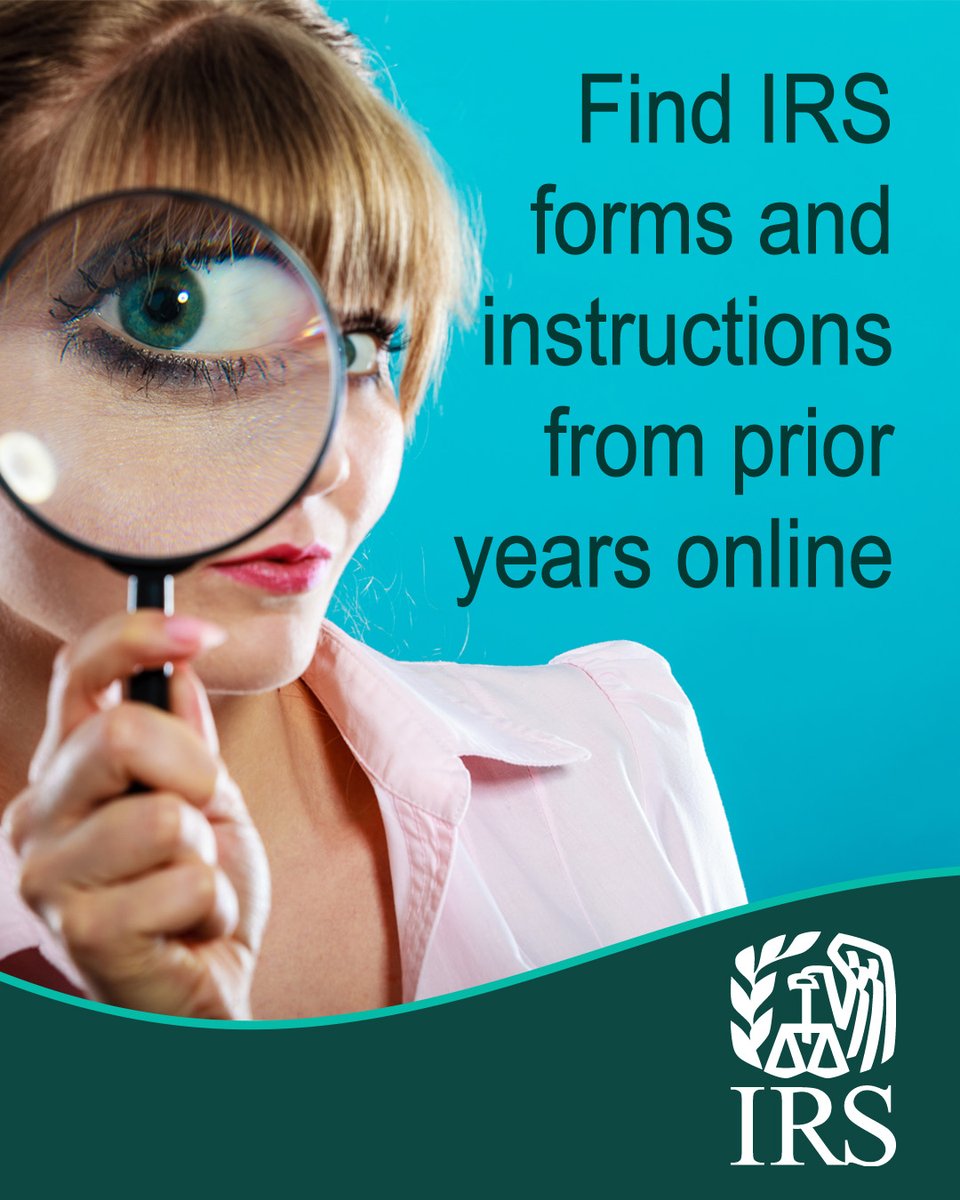 Get federal tax forms for current and prior years by downloading them directly from the #IRS site. Visit: ow.ly/FIAH50W49KH