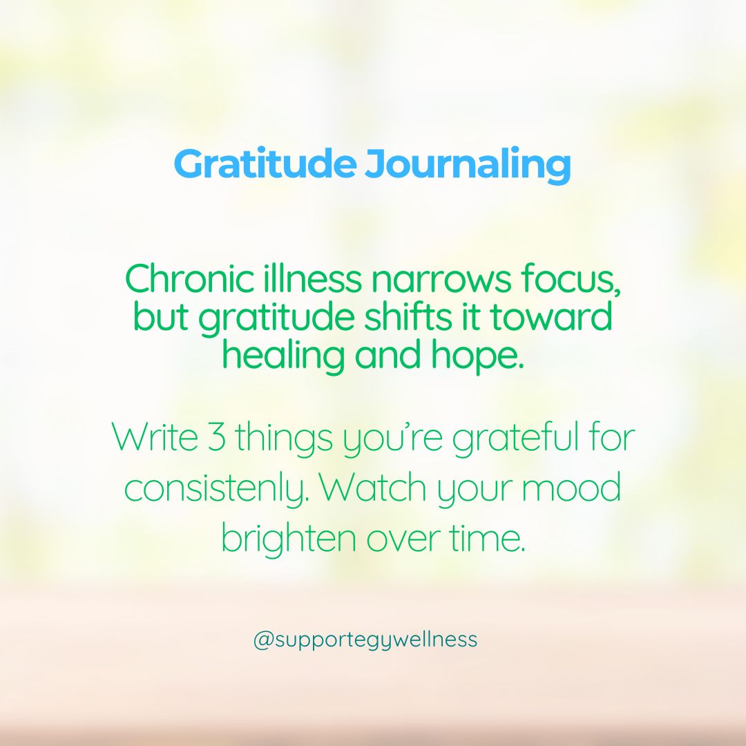 Did you know that gratitude help you reclaim your story?

#chronicillness #autoimmunedisease #chronicpain #mindbodyhealing #chronicillnesswarrior #chronicillnesscommunity #wellnessjourney #supportegywellness #holistichealth #healing #selflove #lupus #multiplesclerosis #arthritis