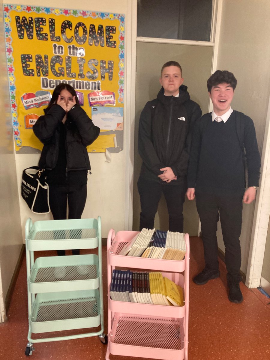 AuchenharvieEng (@auchenharviee) on Twitter photo Thank you to some of our new S5 pupils <a href="/Auchenharvie/">Auchenharvie Academy</a> for helping to build up the reading book trollies - who says schools don’t teach life skills??? 🤣🤣🤣 Thank you to some of our new S5 pupils <a href="/Auchenharvie/">Auchenharvie Academy</a> for helping to build up the reading book trollies - who says schools don’t teach life skills??? 🤣🤣🤣