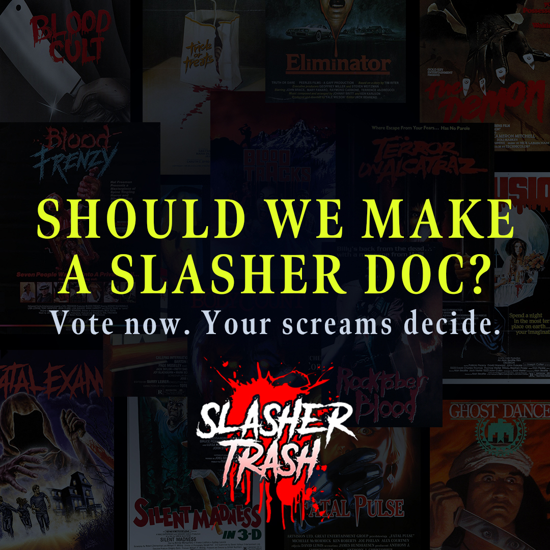 thingexpanded's tweet photo. From DIY gore to cult classics… we’re ready to make the ultimate Slasher documentary.
But only if you want it.
🩸 Take the survey now → https://t.co/8phQE85MUU or see the 🔗 in our bio 🌎
#SlasherTrash #HorrorDoc #IndieHorror #SlasherMovies #CreatorVC https://t.co/HqReIyqzys