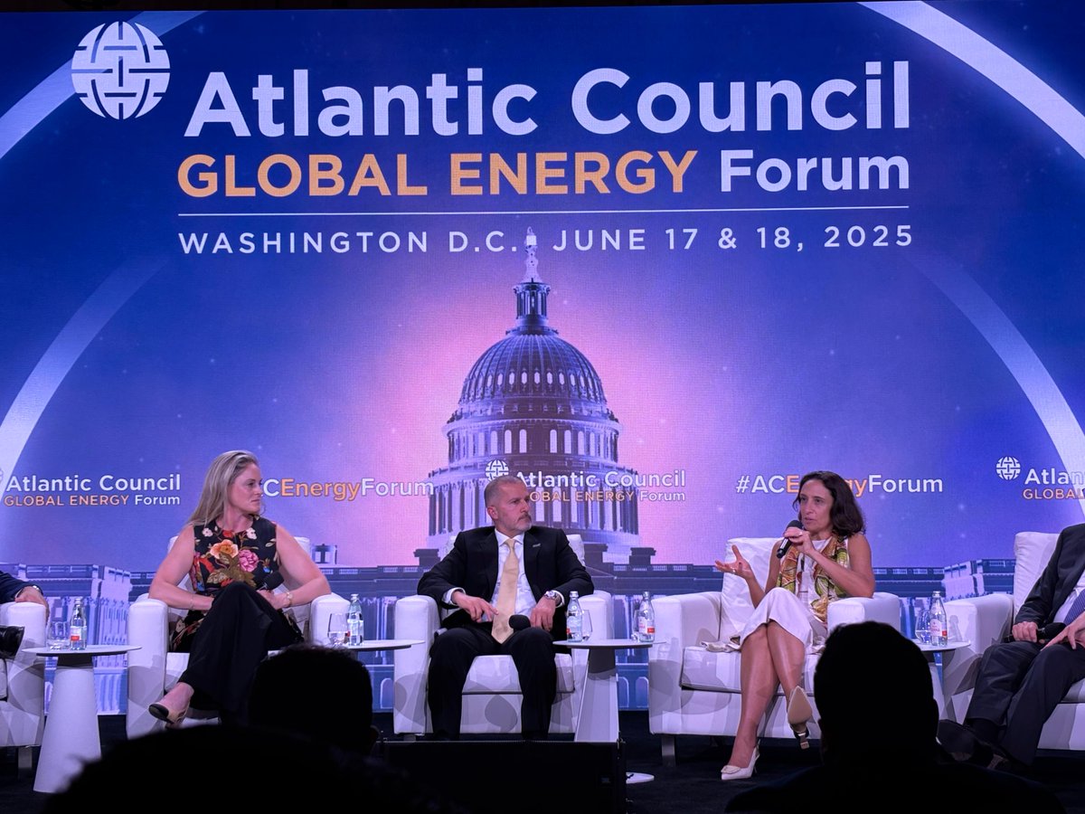 Thanks to the <a href="/AtlanticCouncil/">Atlantic Council</a> for the insightful dialogue on the role #NaturalGas can play to unlock economic growth in #NorthAmerica, specially with #AI becoming an important driver of energy demand globally.