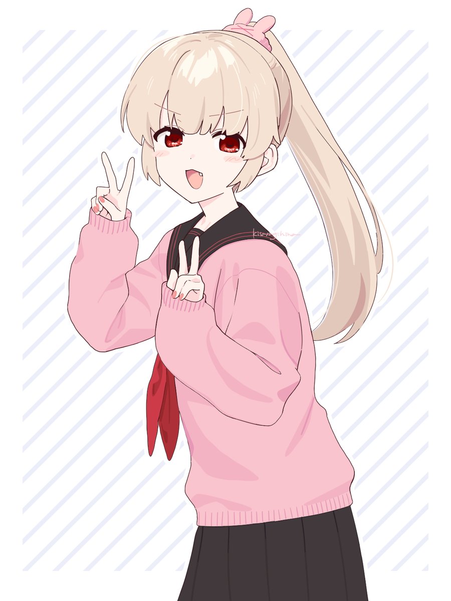 ダブルピ～ス。
#ヌォンタート