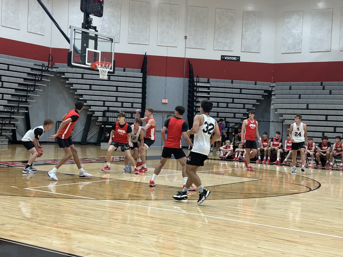 Summer Basketball annual trip, started at IU for a visit, then to Barr-Reeve/Loogootee Shoot Out… off to Holiday World