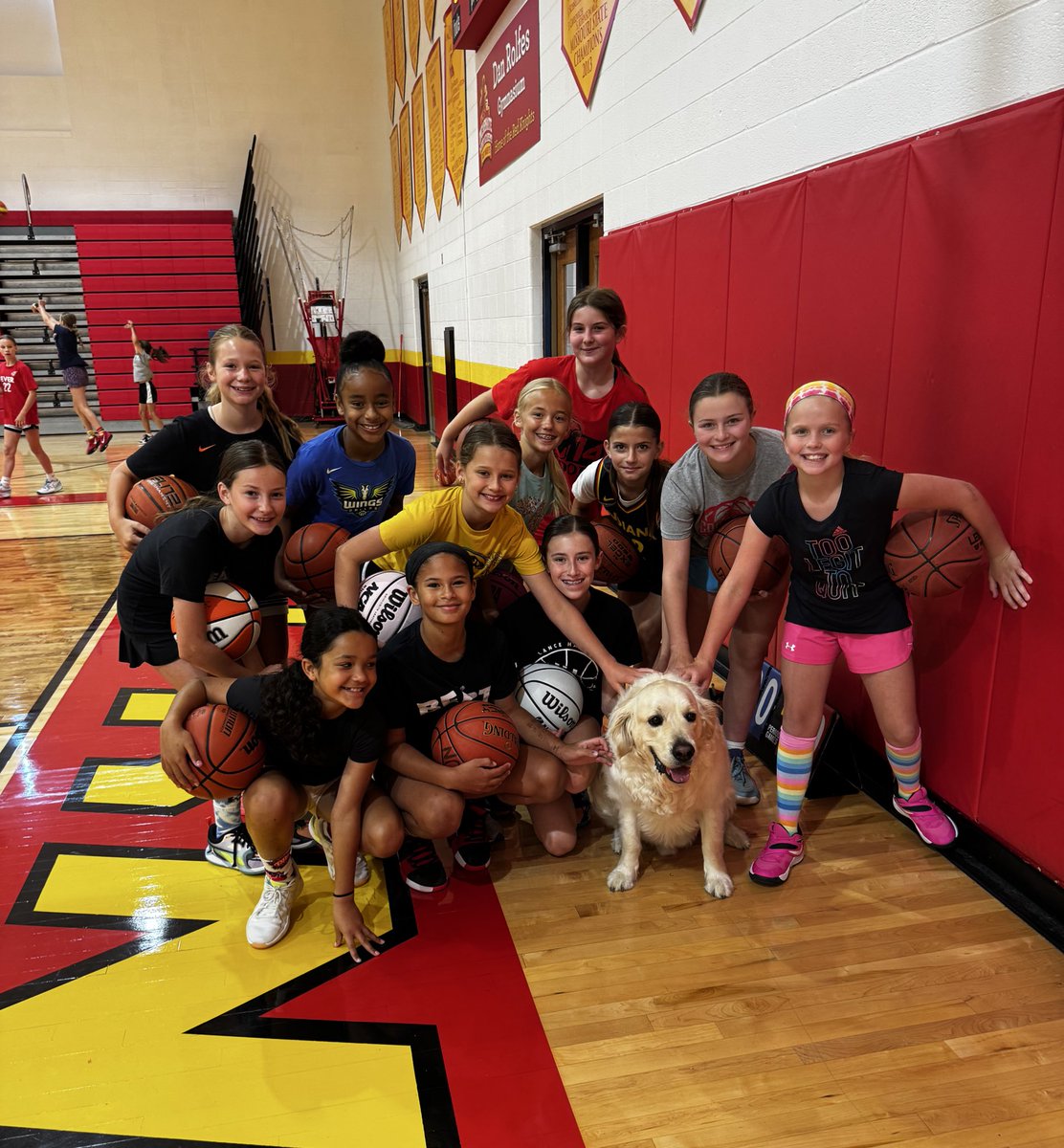 Special guest at camp today!
#hankthetank